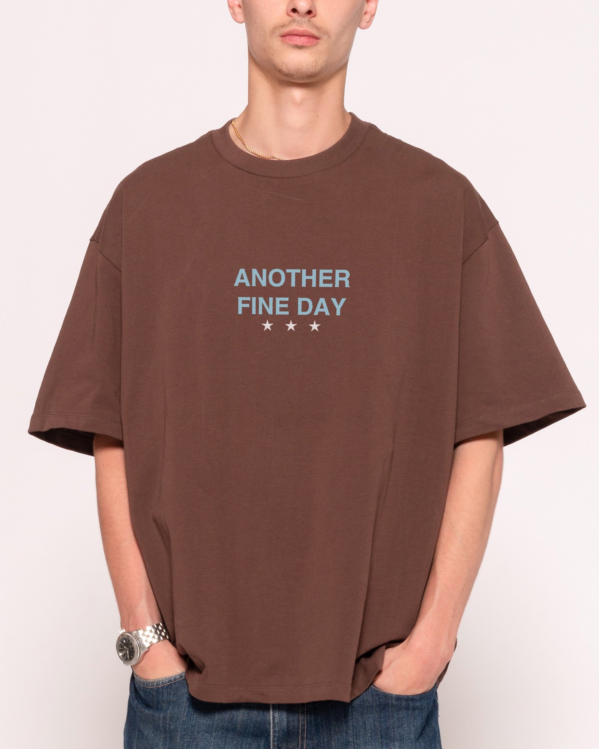 Another Fine Day Ruined Oversized Graphic Tee - Threadheads Unisex 100% Combed Cotton