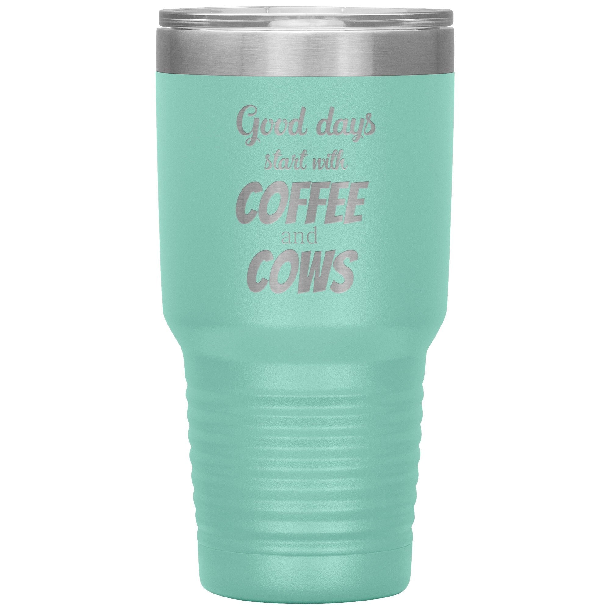 Coffee and Cows 30oz Insulated Tumbler Polar Camel Stainless Steel Vacuum Insulated
