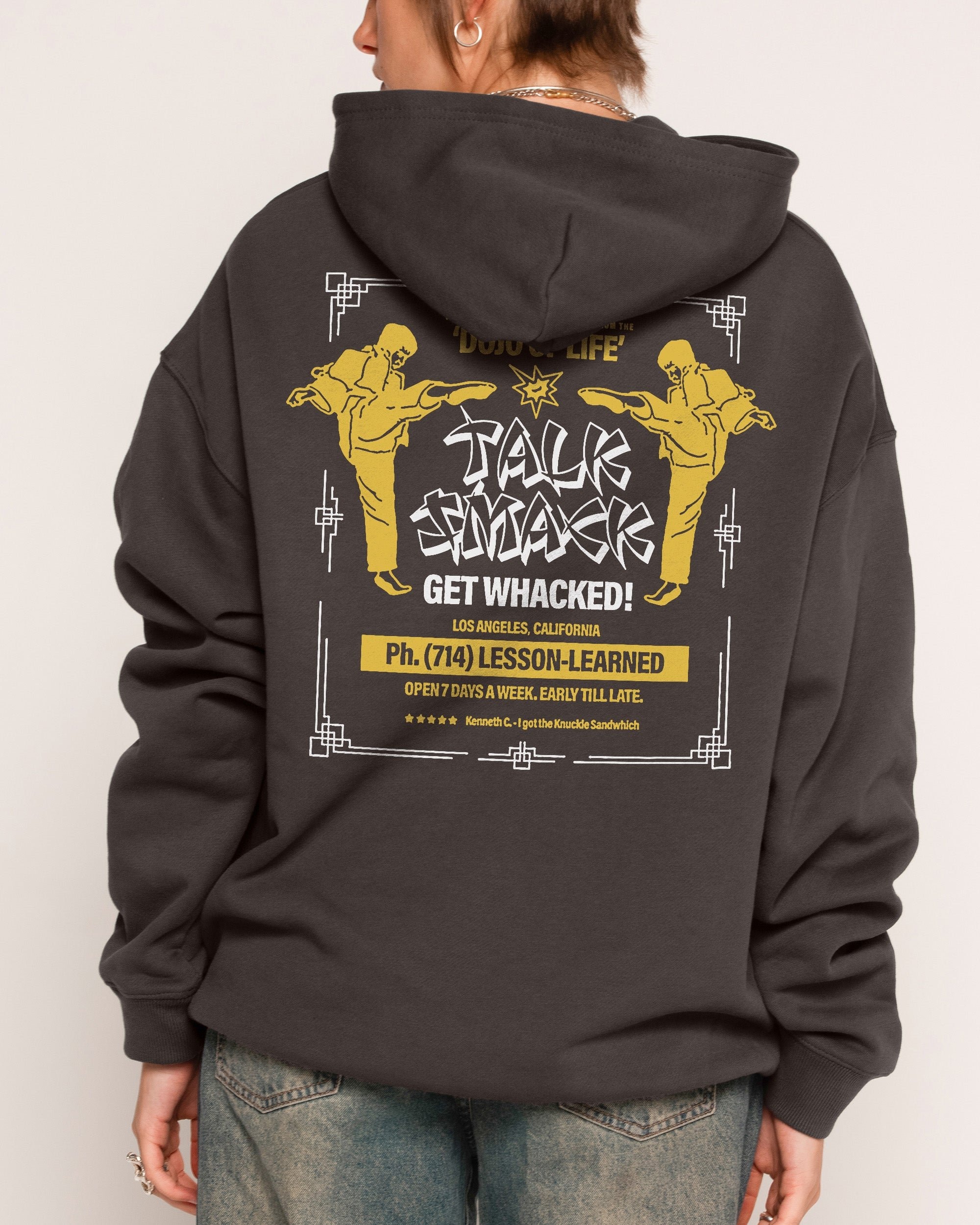Talk Smack Hoodie - Premium Unisex Graphic Hoodie 340 GSM Cotton Blend