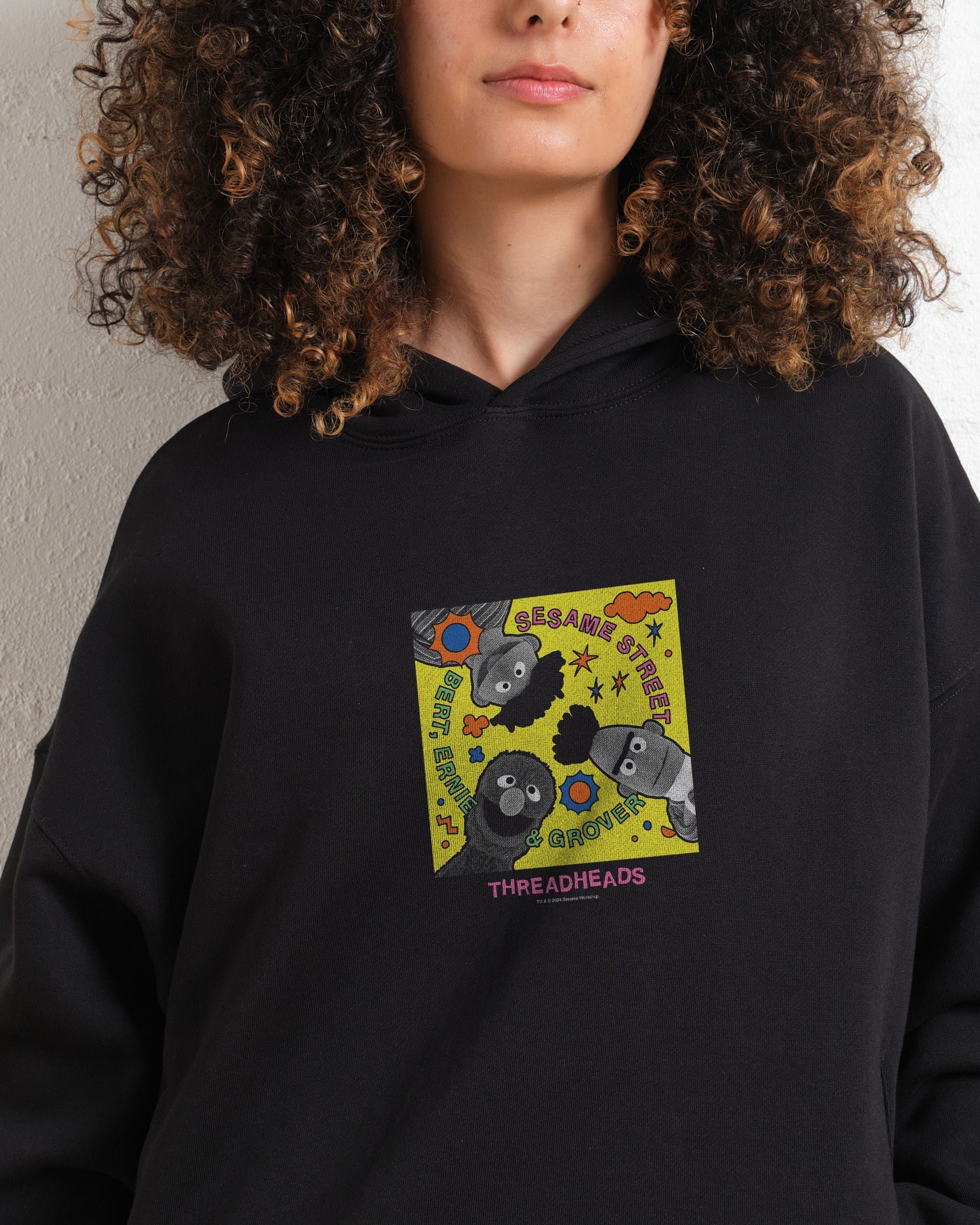 Three is the Magic Number Hoodie Sesame Street Collab Premium Graphic Hoodie