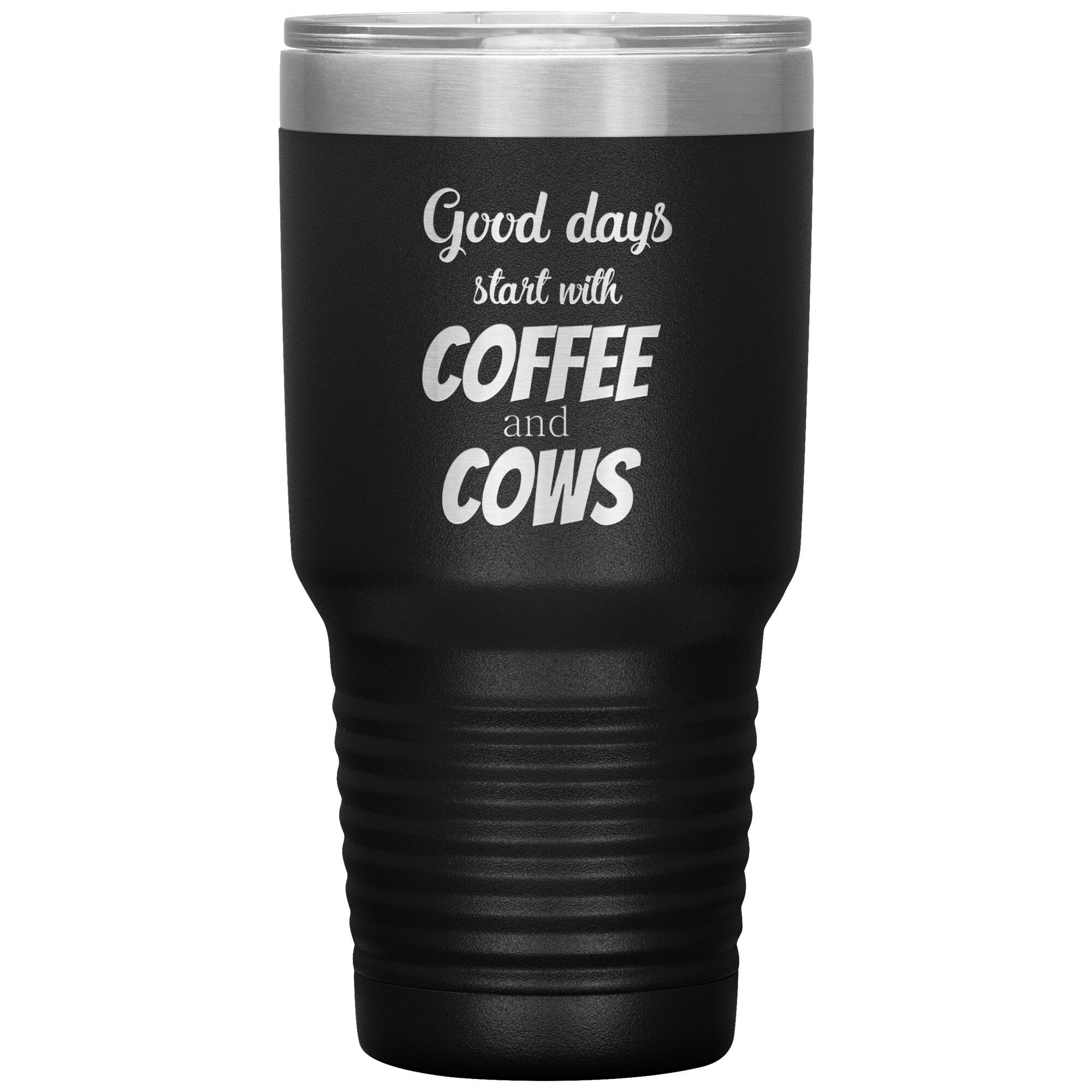 Coffee and Cows 30oz Insulated Tumbler Polar Camel Stainless Steel Vacuum Insulated
