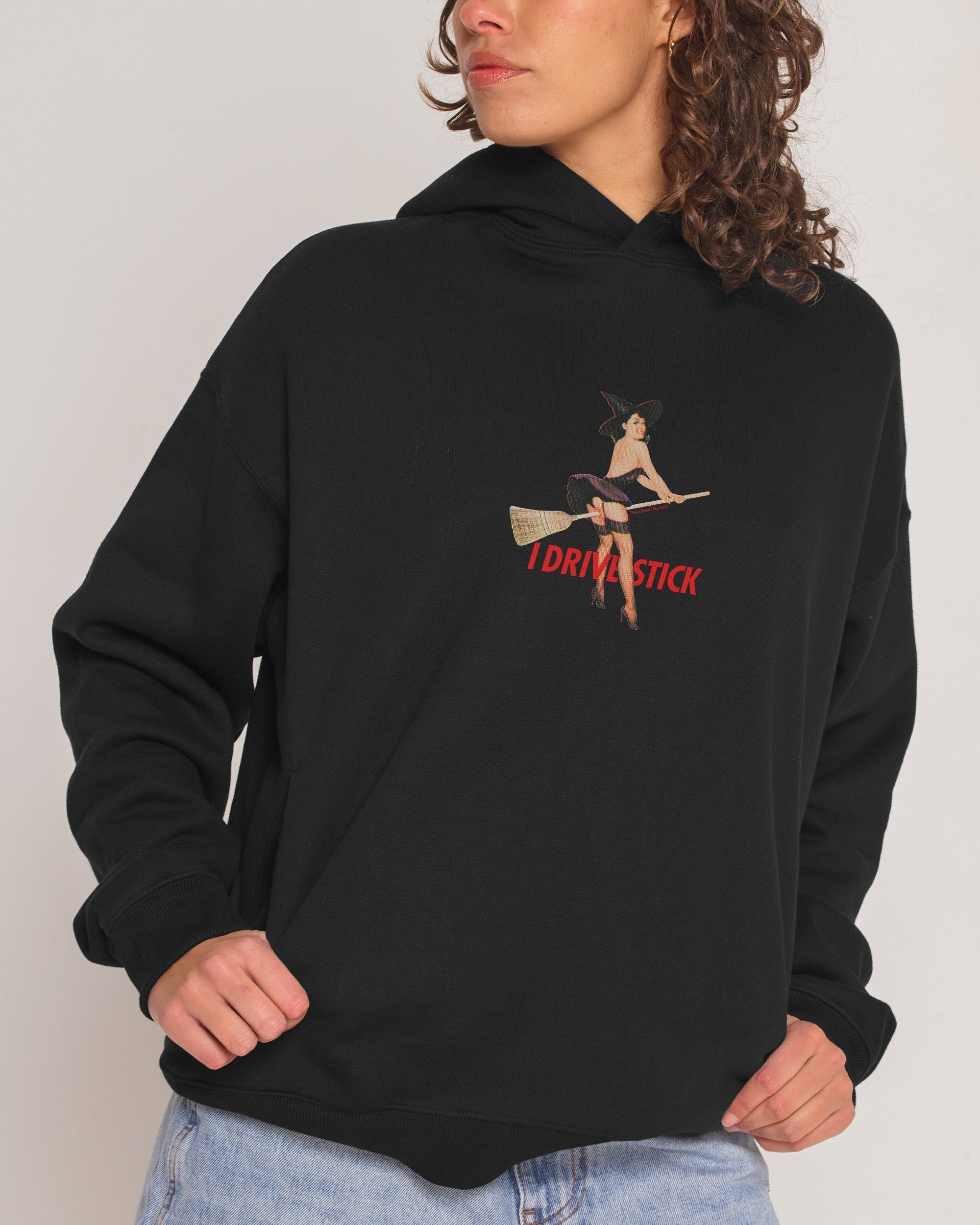 I Drive Stick Hoodie - Premium Unisex Graphic Hoodie 340 GSM Cotton Blend