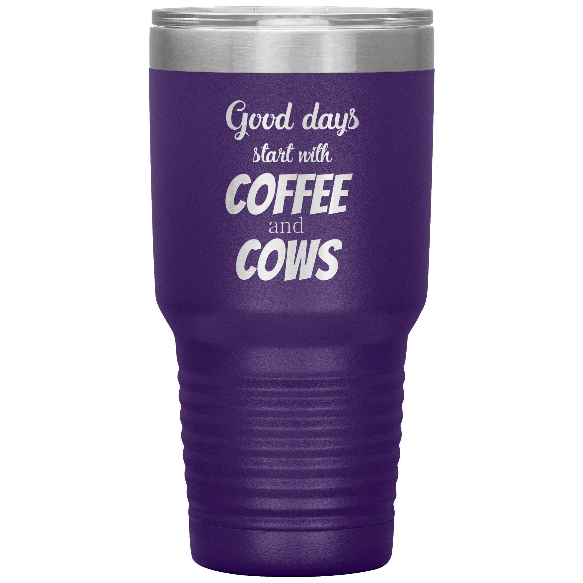 Coffee and Cows 30oz Insulated Tumbler Polar Camel Stainless Steel Vacuum Insulated