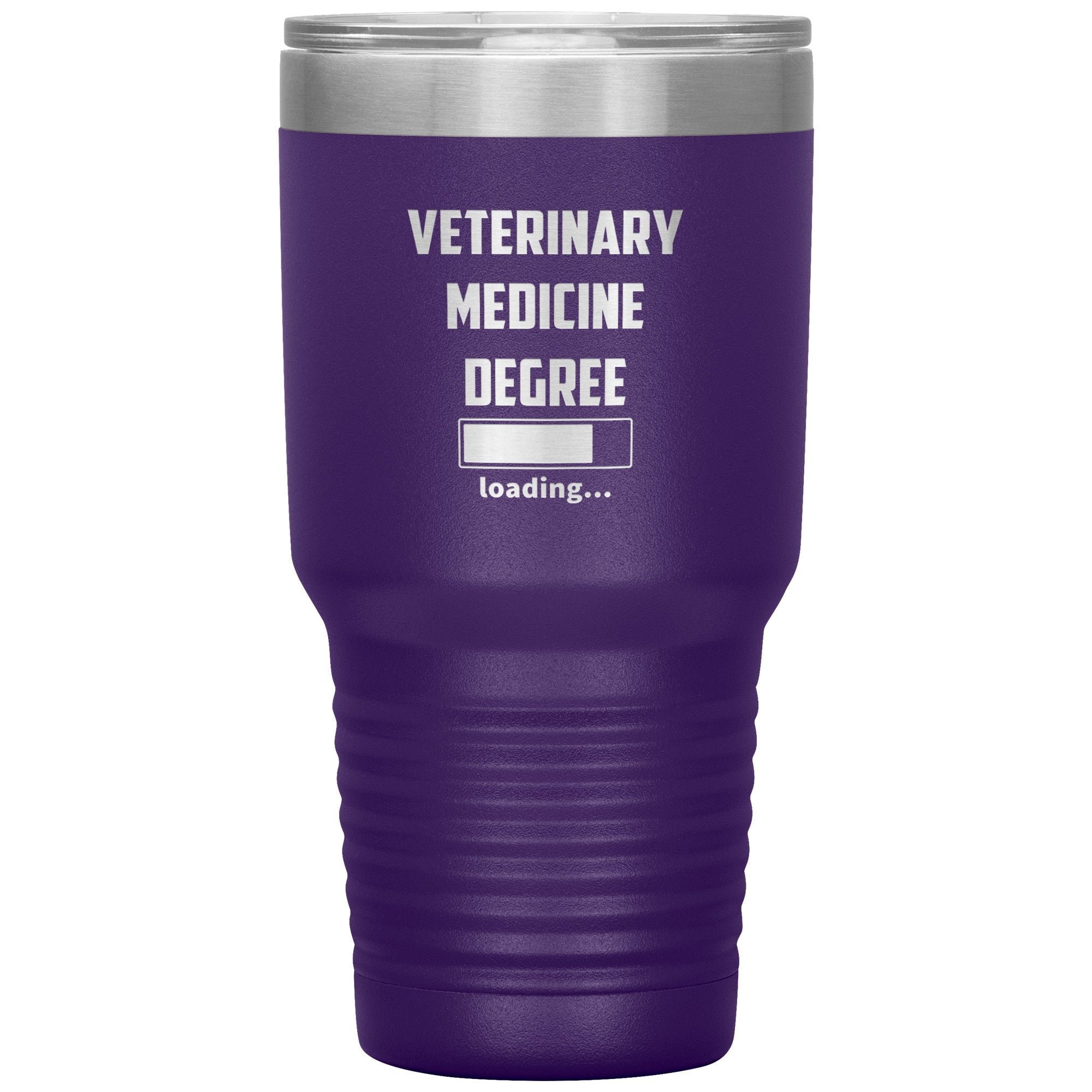Vet Degree Loading 30oz Vacuum Insulated Tumbler - Polar Camel Stainless Steel