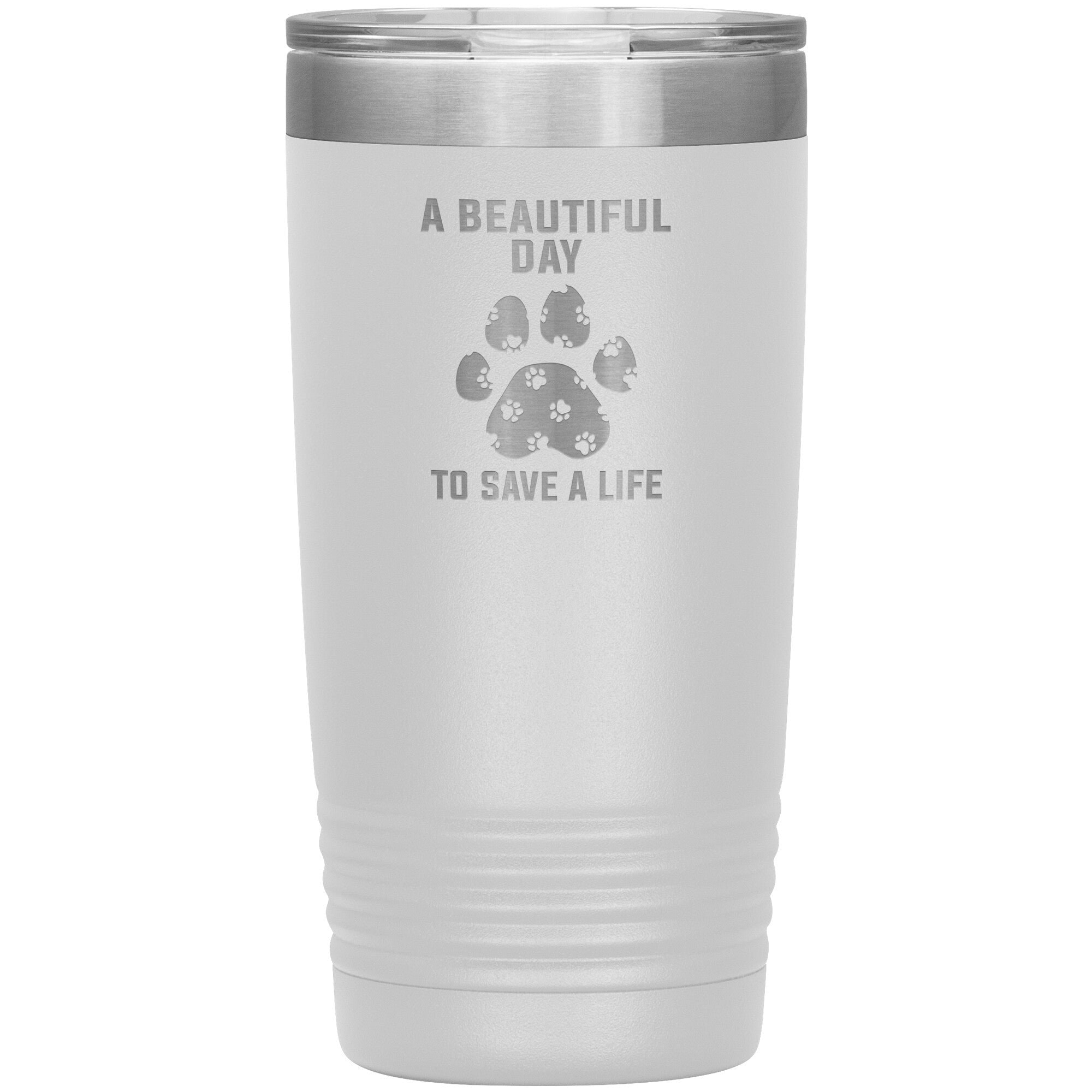 Polar Camel 20oz Insulated Tumbler - A Beautiful Day to Save a Life Design