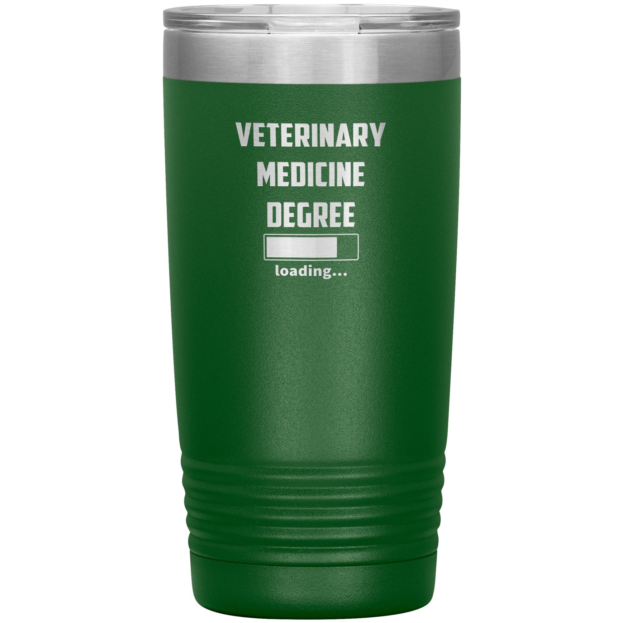 Veterinary Medicine Degree Loading 20oz Insulated Tumbler - Polar Camel Stainless Steel