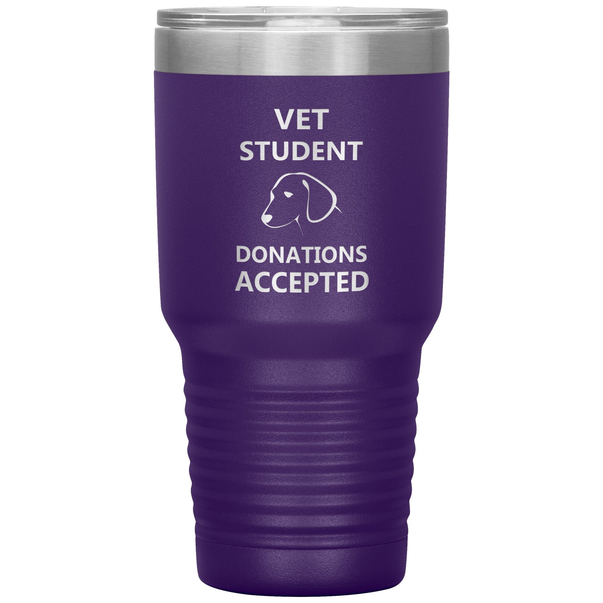 30oz Polar Camel Insulated Tumbler - Stainless Steel BPA-Free Vet Student Tumbler