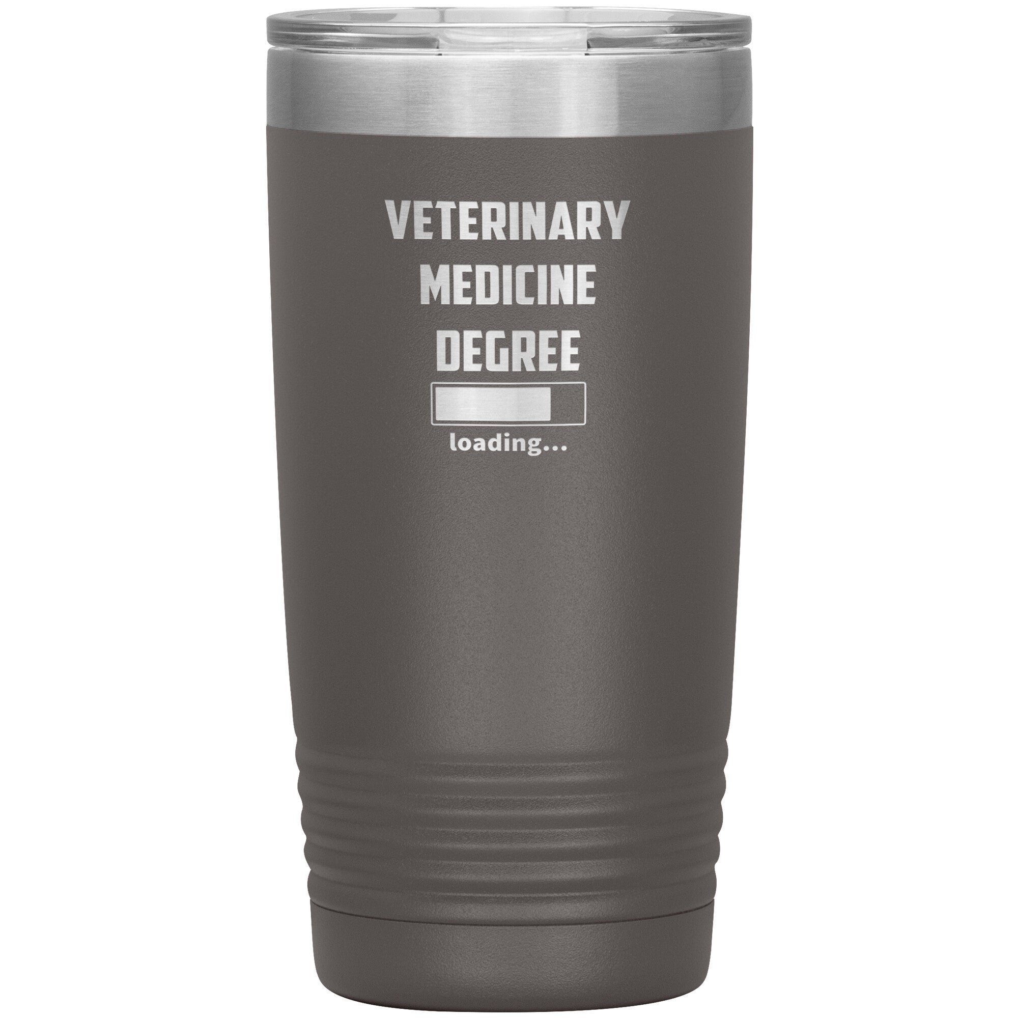 Veterinary Medicine Degree Loading 20oz Insulated Tumbler - Polar Camel Stainless Steel