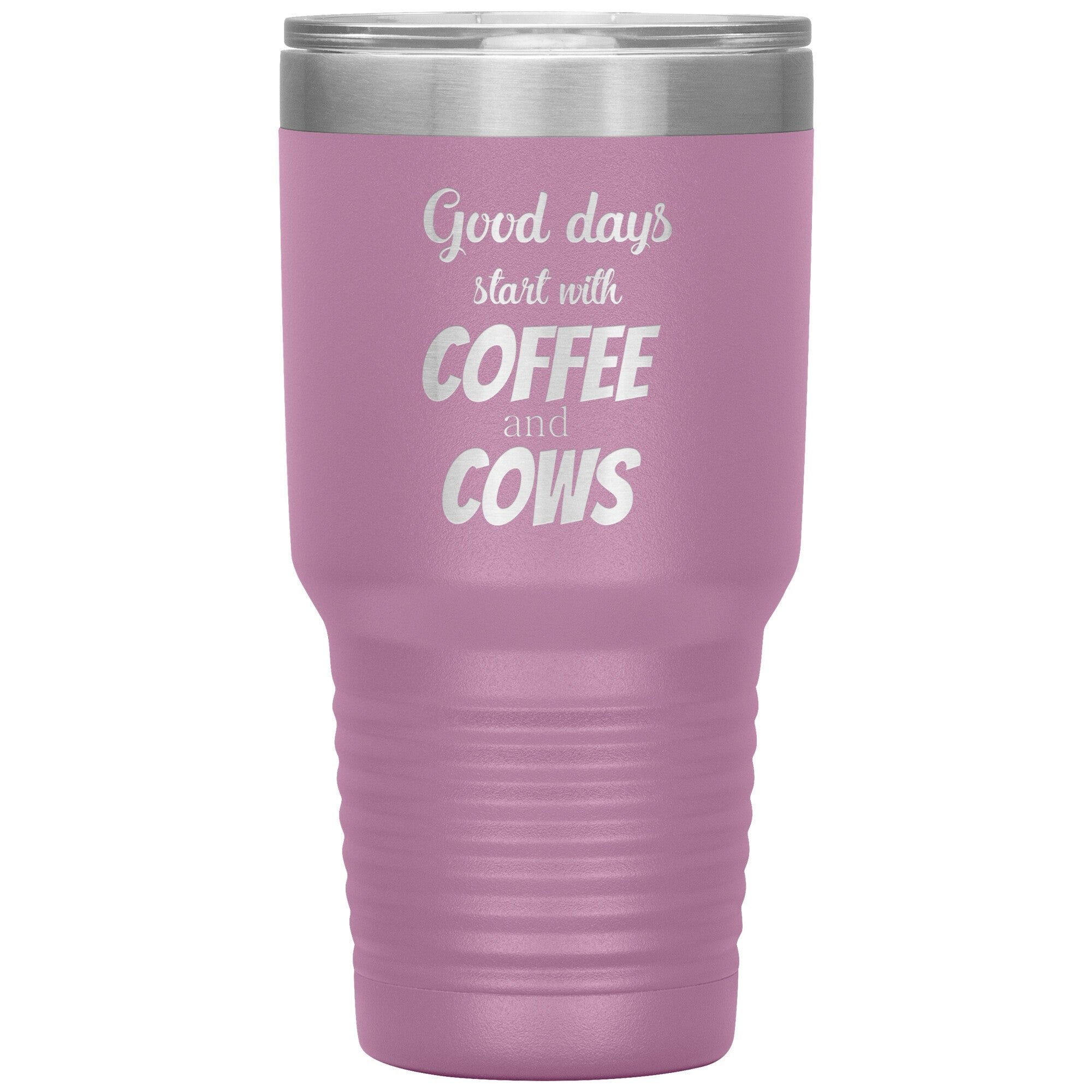 Coffee and Cows 30oz Insulated Tumbler Polar Camel Stainless Steel Vacuum Insulated