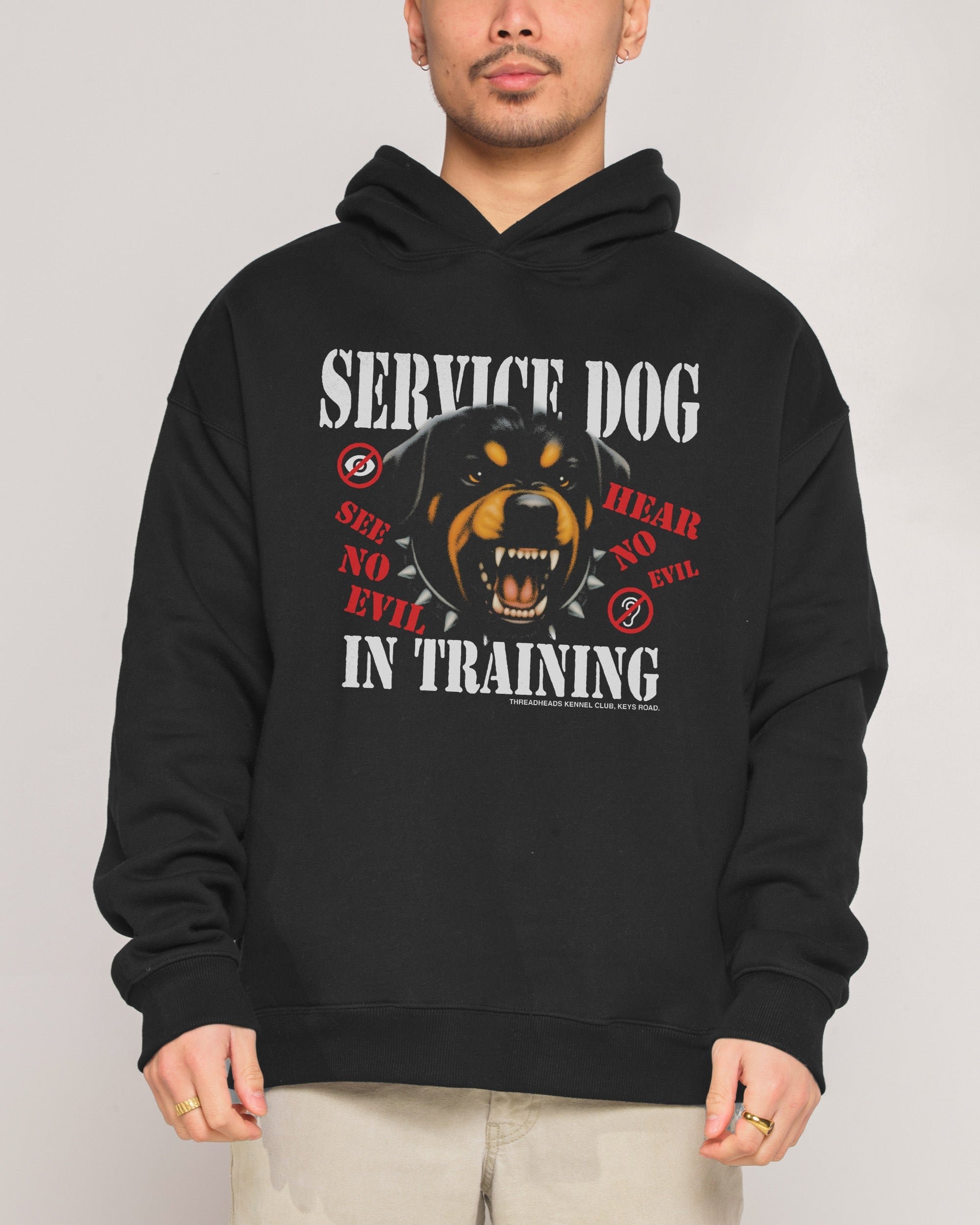 Service Dog Hoodie Unisex Graphic Hoodie 80% Cotton 340 GSM