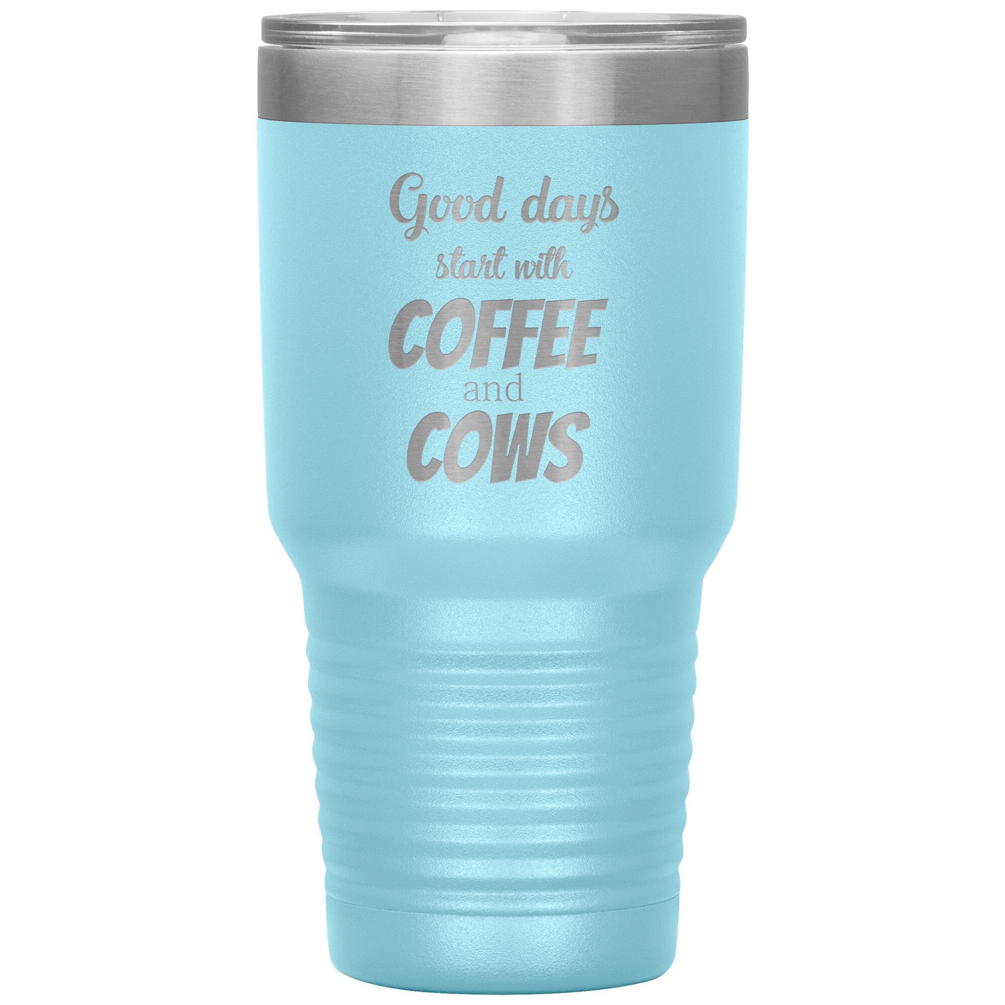 Coffee and Cows 30oz Insulated Tumbler Polar Camel Stainless Steel Vacuum Insulated