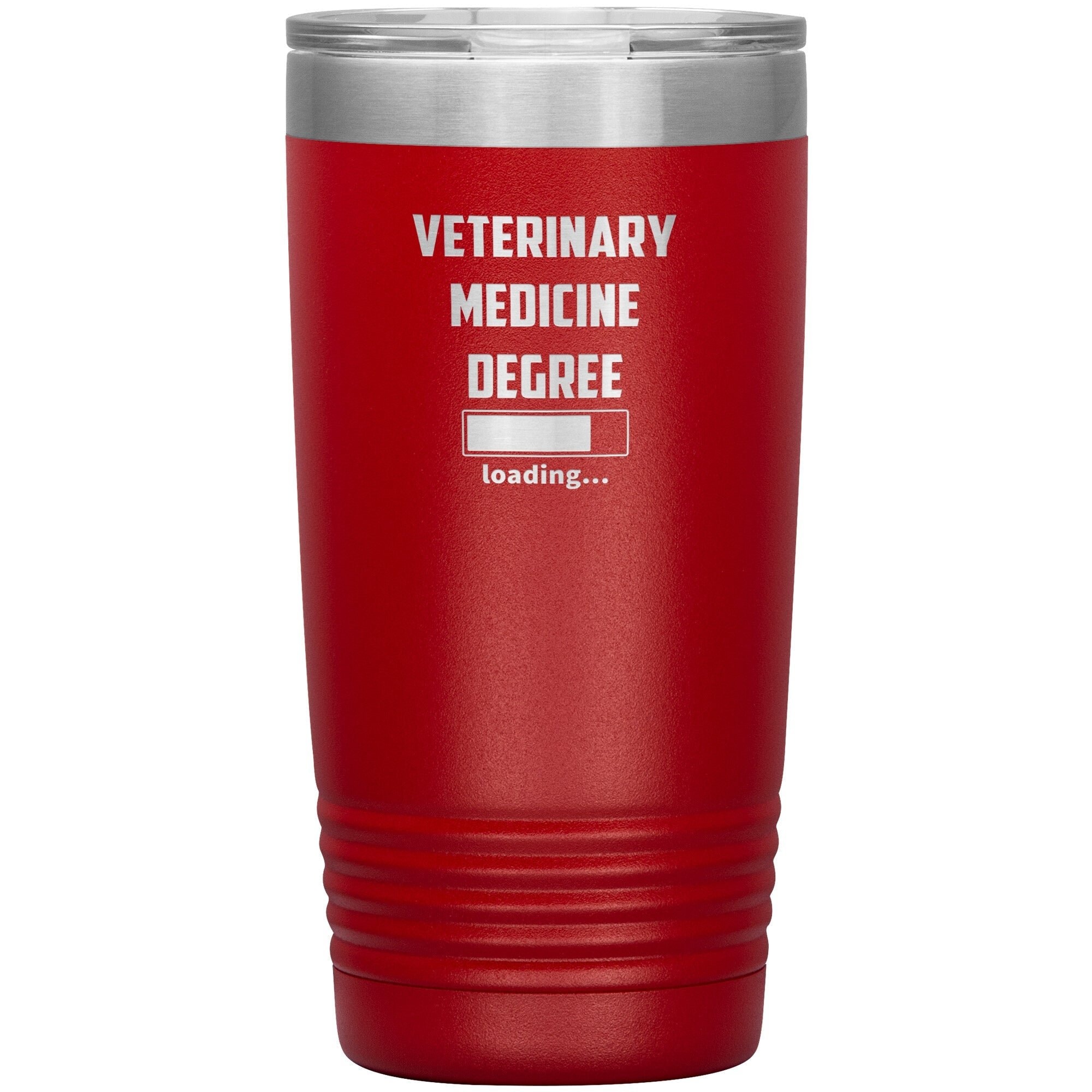 Veterinary Medicine Degree Loading 20oz Insulated Tumbler - Polar Camel Stainless Steel