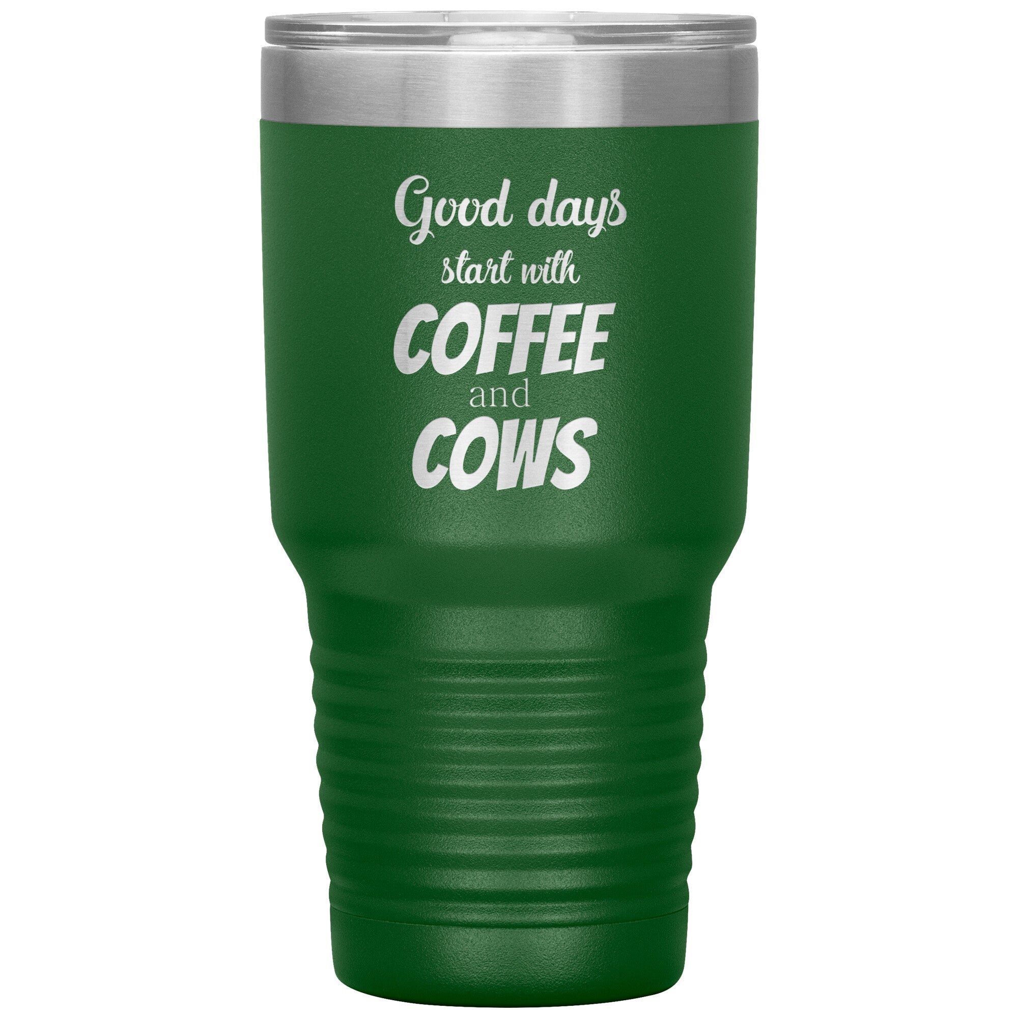 Coffee and Cows 30oz Insulated Tumbler Polar Camel Stainless Steel Vacuum Insulated