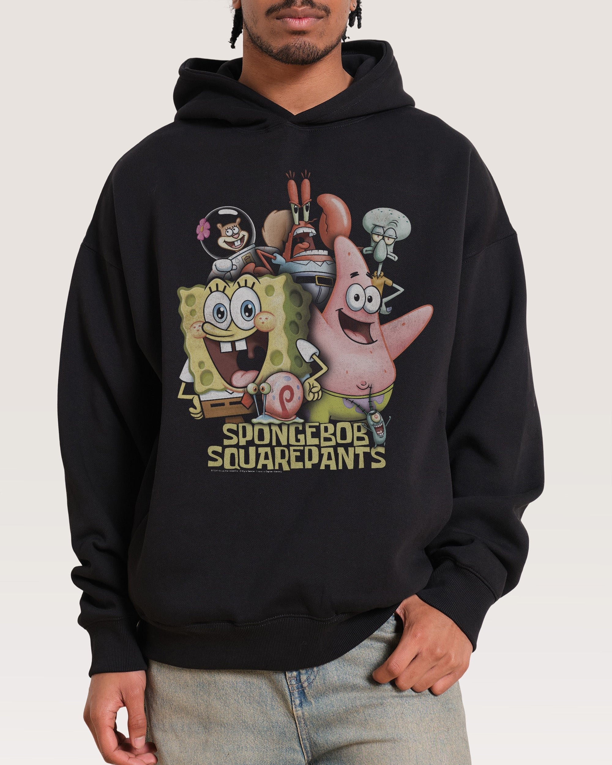 Bikini Bottom Crew Hoodie SpongeBob Collab Threadheads Graphic Hoodie