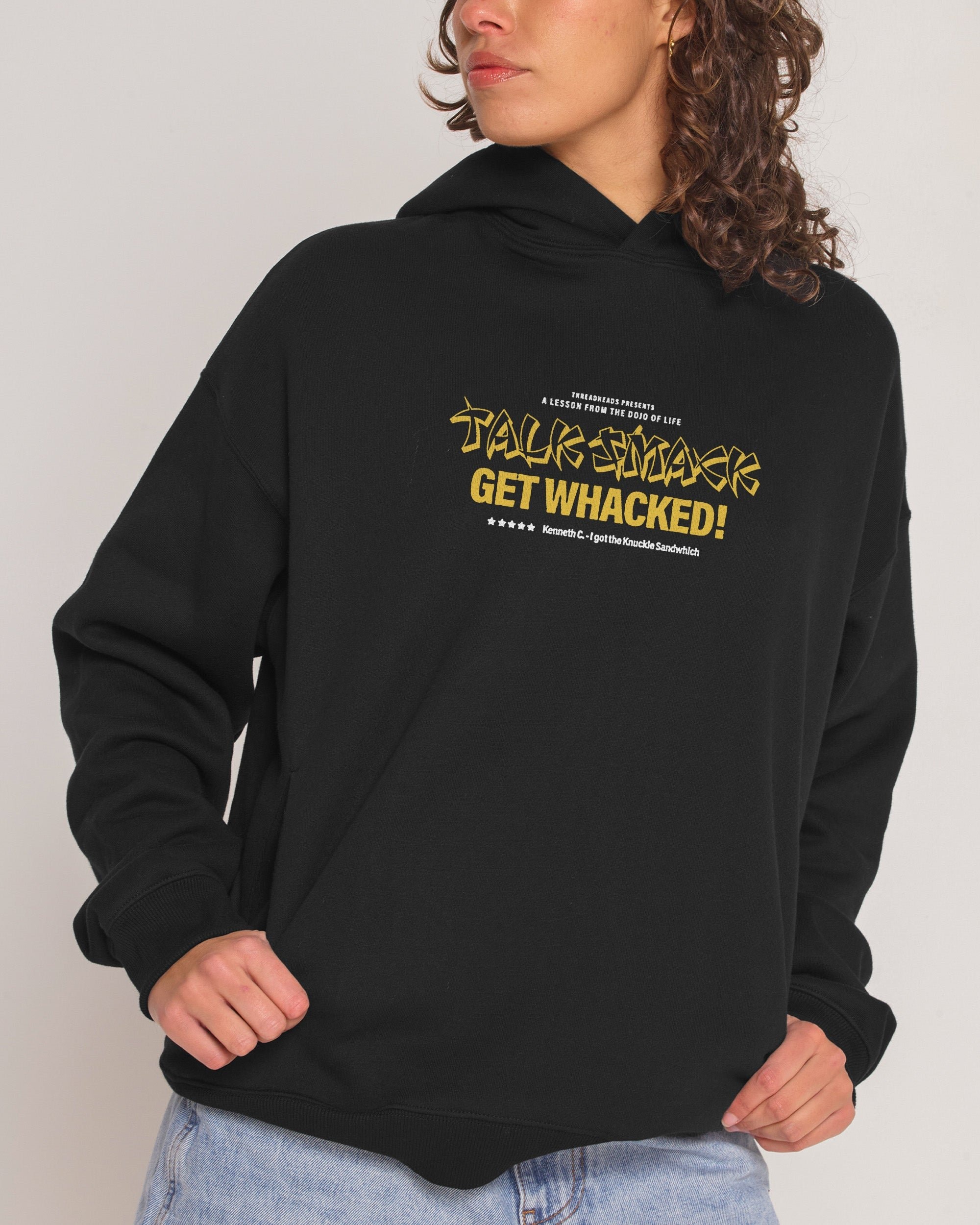 Talk Smack Hoodie - Premium Unisex Graphic Hoodie 340 GSM Cotton Blend