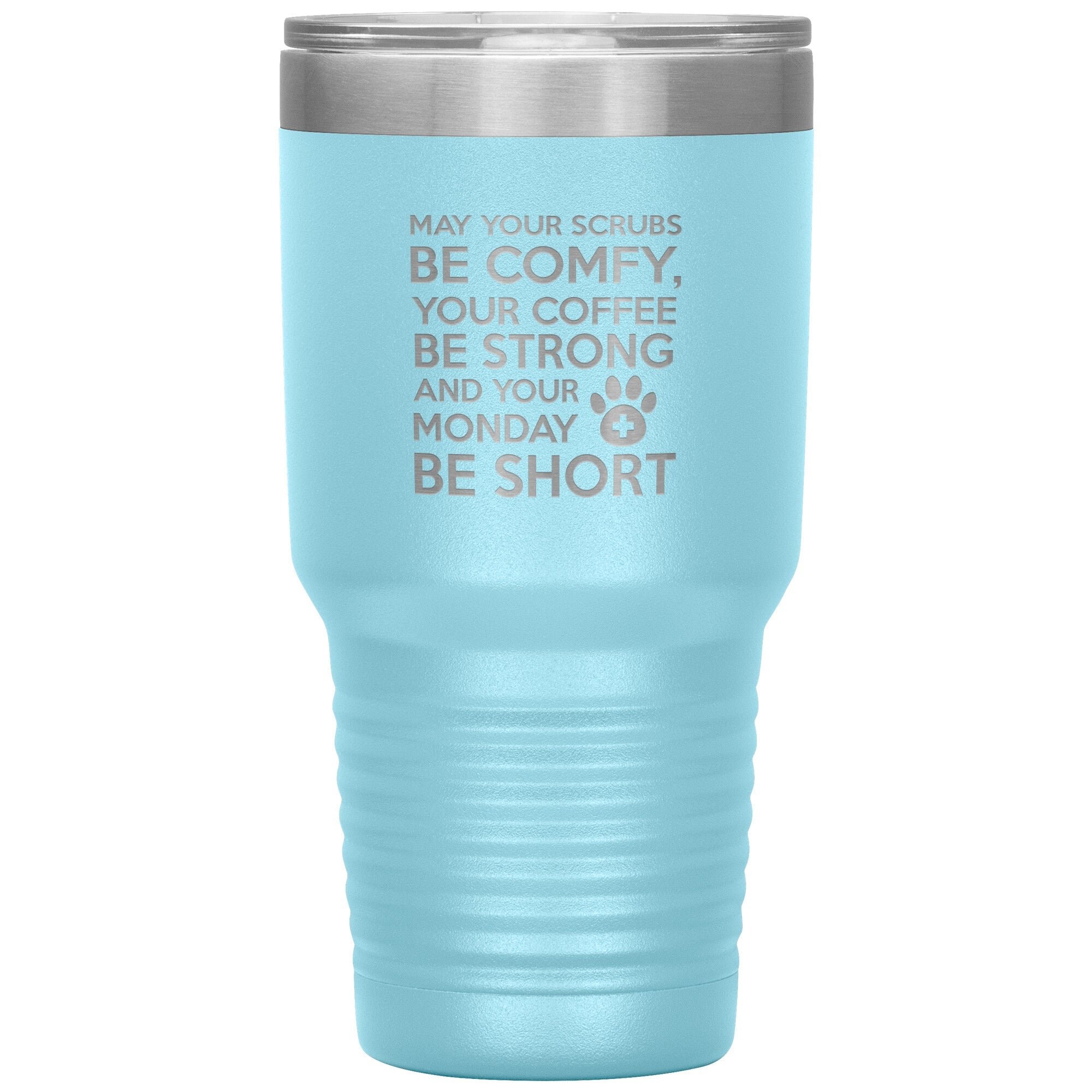 Veterinary Monday Prayer 30oz Insulated Tumbler - Polar Camel Stainless Steel