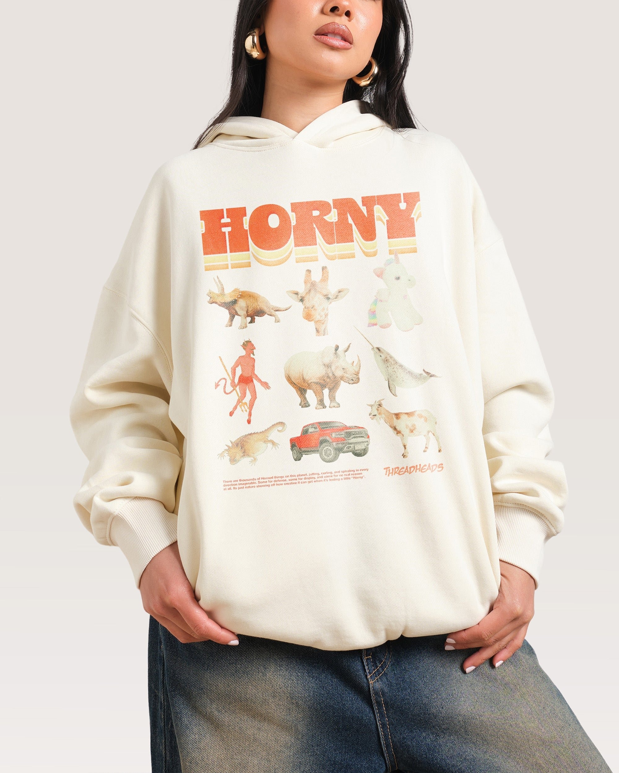 Horny Things Hoodie - Premium Unisex Graphic Hoodie 340 GSM Cotton Blend