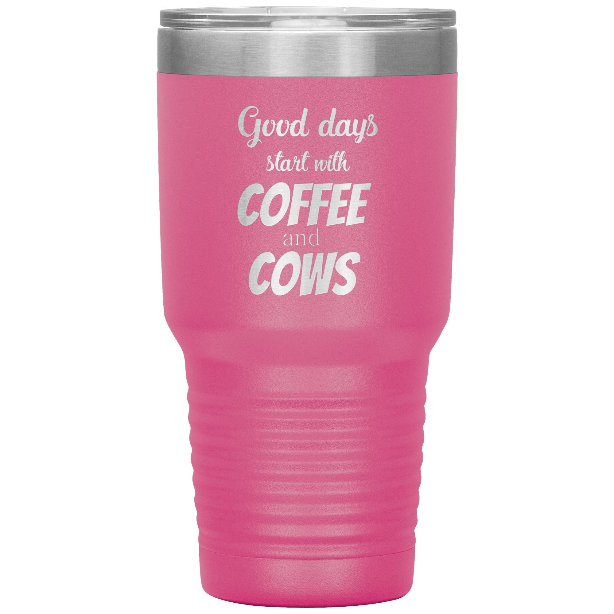 Coffee and Cows 30oz Insulated Tumbler Polar Camel Stainless Steel Vacuum Insulated
