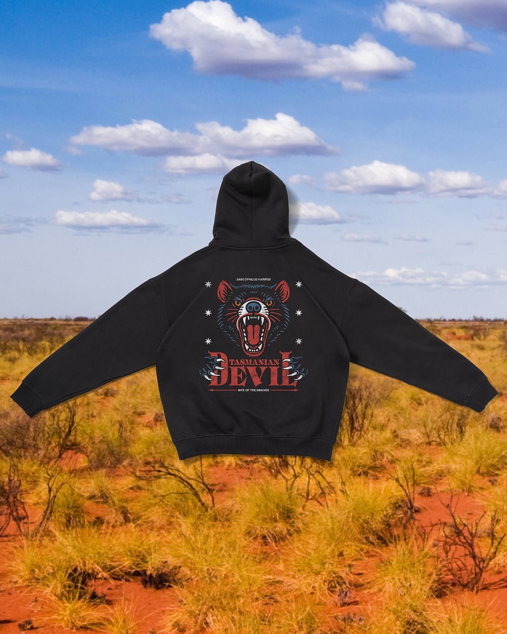 The Devil Hoodie - Premium Unisex Graphic Hoodie 340 GSM Cotton Blend