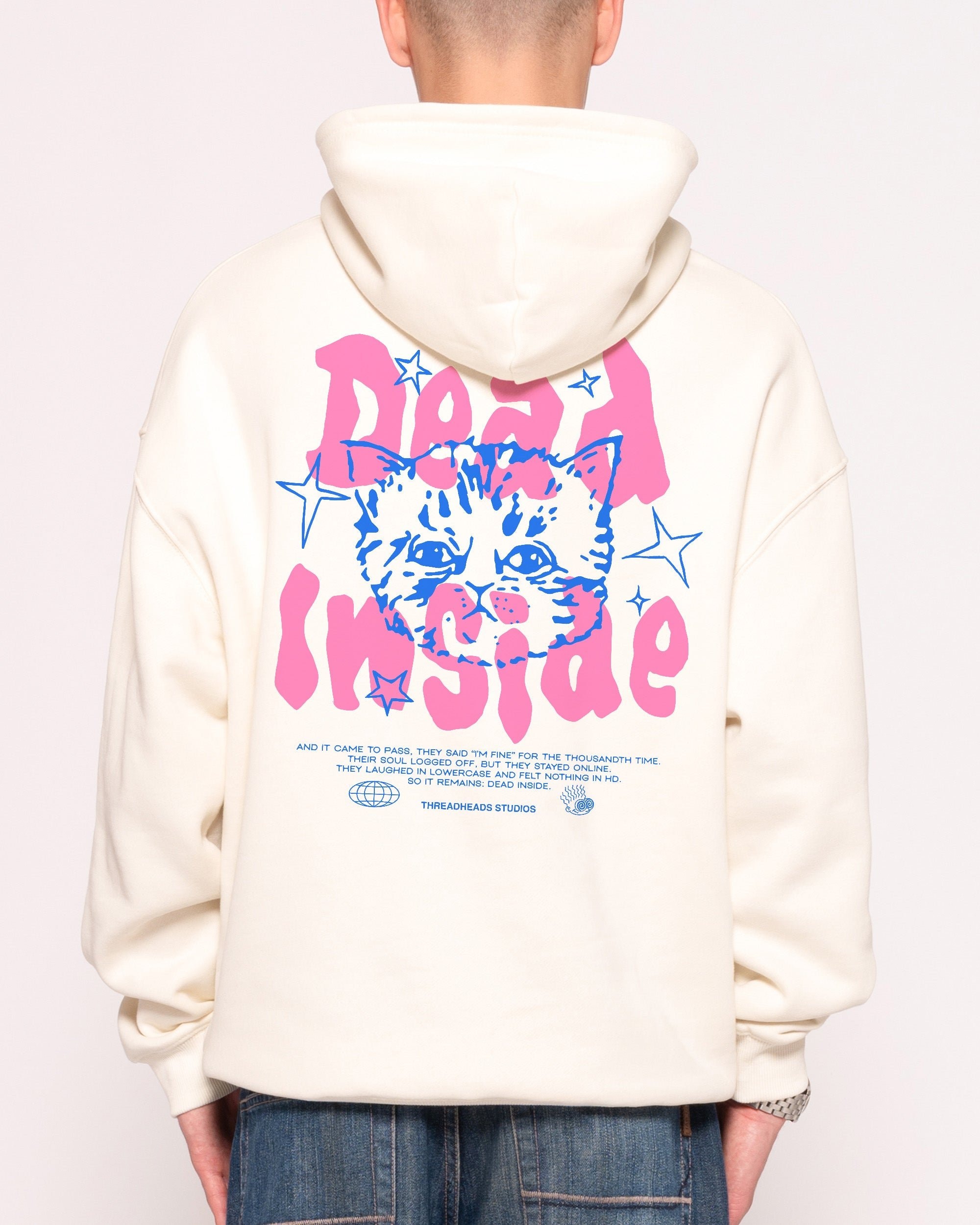 Dead Inside 26 Hoodie - Premium Unisex Graphic Hoodie 340 GSM Cotton Blend