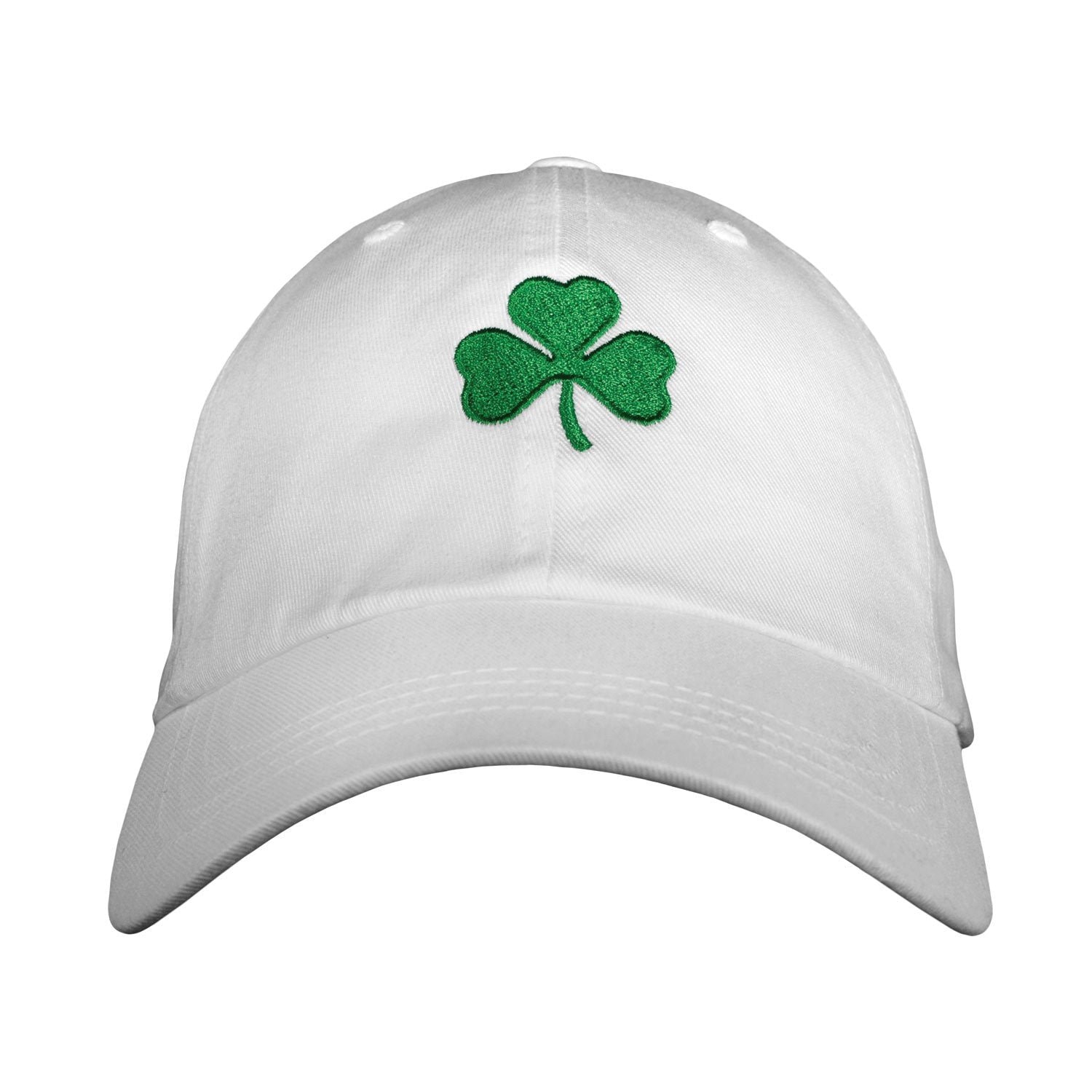 Shamrock Dad Hat - Embroidered Unstructured Cotton Twill Adjustable Low-Profile